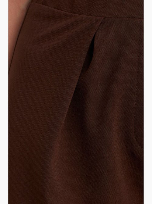 Pantalon large en crêpe à taille haute dilvin - Kiabi Pantalon large en crêpe à taille haute dilvin - Kiabi