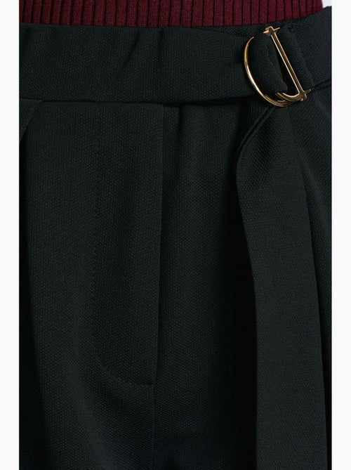 Pantalon large en crêpe à taille haute dilvin - Kiabi