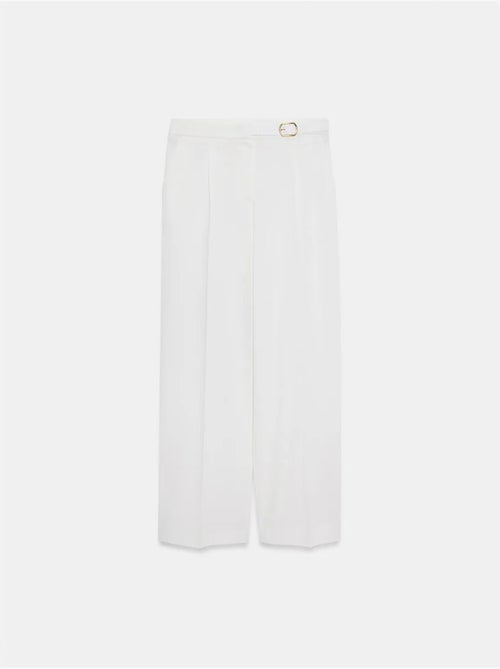 Pantalon large en crêpe avec ceinture dilvin - Kiabi Pantalon large en crêpe avec ceinture dilvin - Kiabi