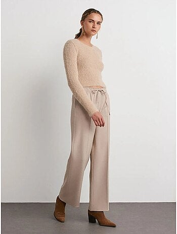 Pantalon large en crêpe dilvin