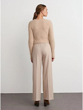 Pantalon large en crêpe dilvin