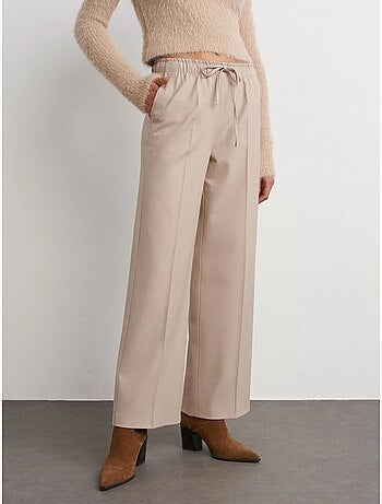 Pantalon large en crêpe dilvin