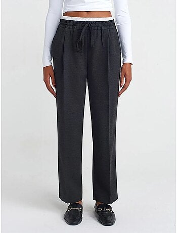 Pantalon large en crêpe dilvin