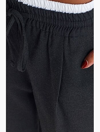 Pantalon large en crêpe dilvin