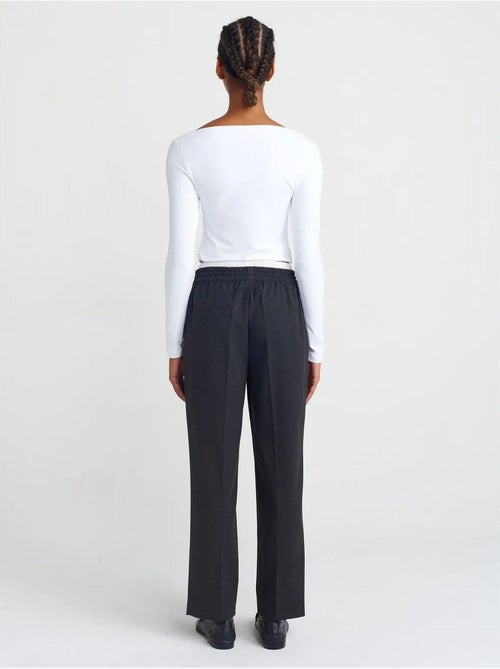 Pantalon large en crêpe dilvin - Kiabi Pantalon large en crêpe dilvin - Kiabi