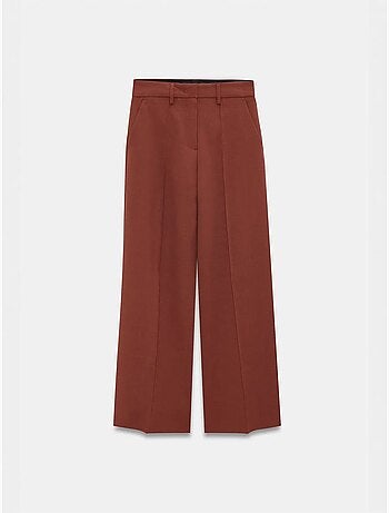 Pantalon large en crêpe dilvin