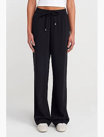 Pantalon large en crêpe dilvin