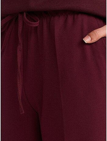 Pantalon large en crêpe dilvin
