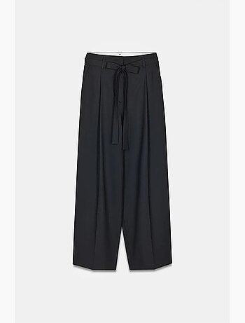 Pantalon large en crêpe pour femme dilvin