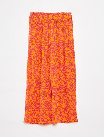 Pantalon large en crêpe