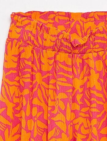 Pantalon large en crêpe