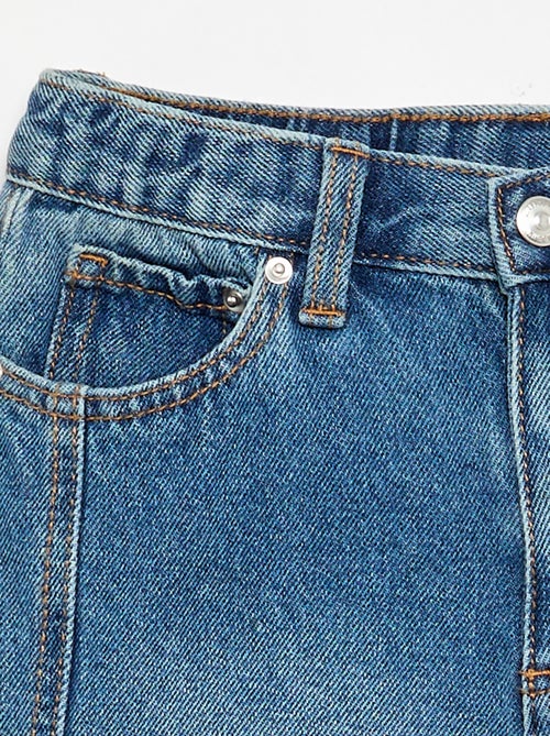 Pantalon large en denim - Kiabi