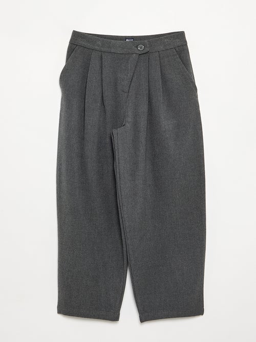 Pantalon large en flanelle - Kiabi Pantalon large en flanelle - Kiabi