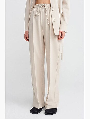 Pantalon large en jersey dilvin