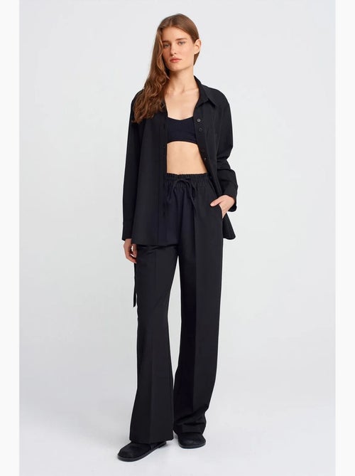Pantalon large en jersey dilvin - Kiabi