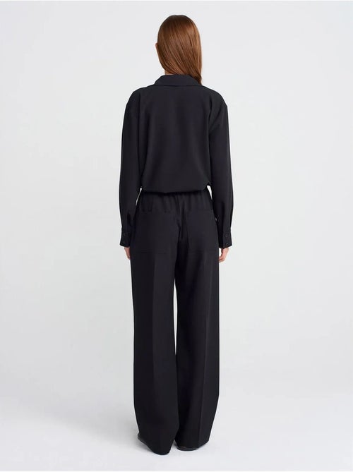 Pantalon large en jersey dilvin - Kiabi