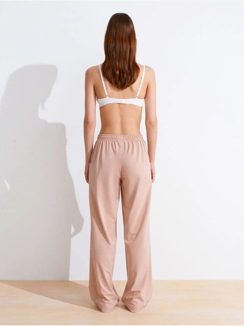 Pantalon large en jersey femme dilvin - Kiabi