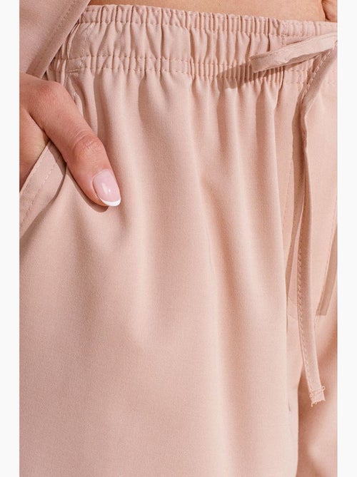 Pantalon large en jersey femme dilvin - Kiabi