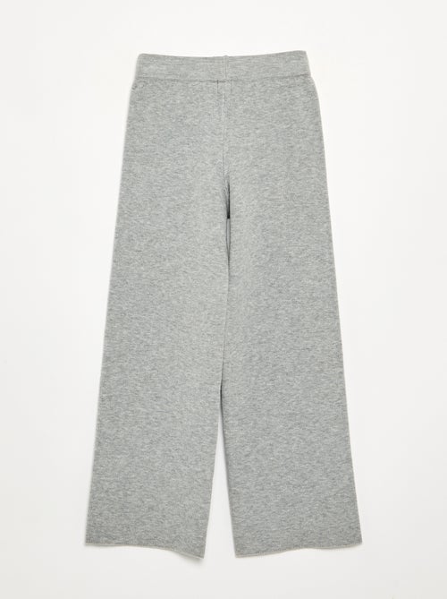 Pantalon large en maille compacte - Kiabi Pantalon large en maille compacte - Kiabi