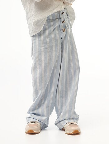 Pantalon large en maille piquée - collection facile à enfiler