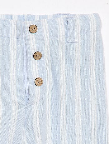 Pantalon large en maille piquée - collection facile à enfiler