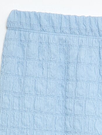 Pantalon large en maille stretch