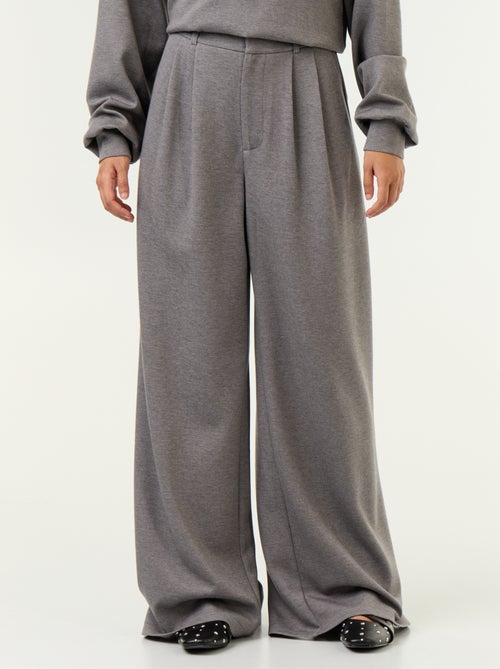 Pantalon large en matière douce - Kiabi Pantalon large en matière douce - Kiabi