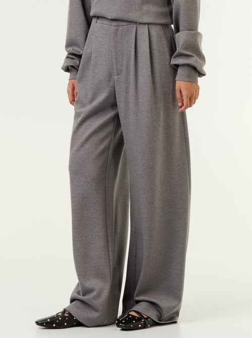 Pantalon large en matière douce - Kiabi Pantalon large en matière douce - Kiabi