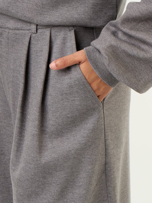 Pantalon large en matière douce - Kiabi Pantalon large en matière douce - Kiabi