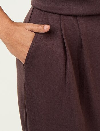 Pantalon large en matière douce