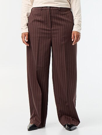 Pantalon large en matière fluide