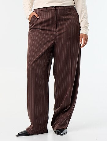 Pantalon large en matière fluide