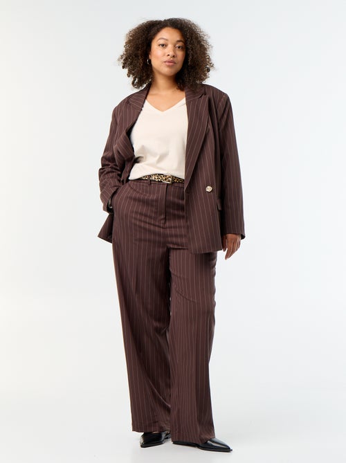 Pantalon large en matière fluide - Kiabi Pantalon large en matière fluide - Kiabi