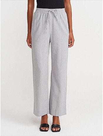 Pantalon large en tencel à taille coulissée dilvin