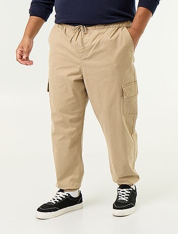 Pantalon large en twill