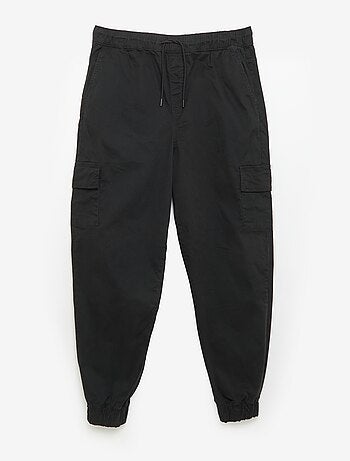 Pantalon large en twill