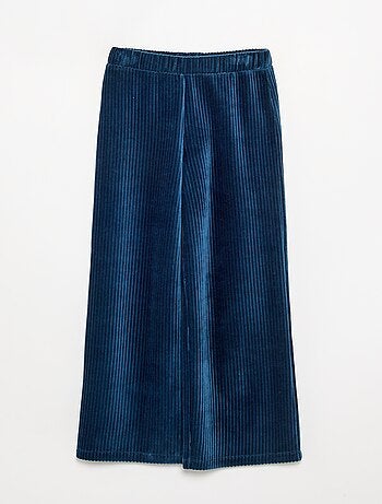 Pantalon large en velours côtelé