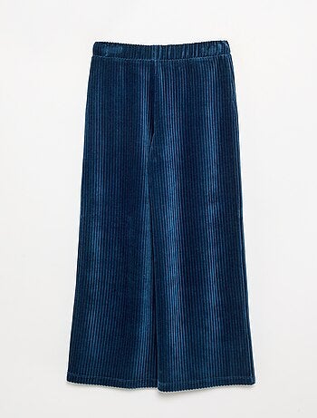 Pantalon large en velours côtelé