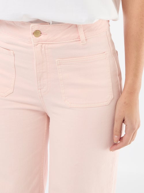Pantalon large femme à taille standard - Kiabi Pantalon large femme à taille standard - Kiabi