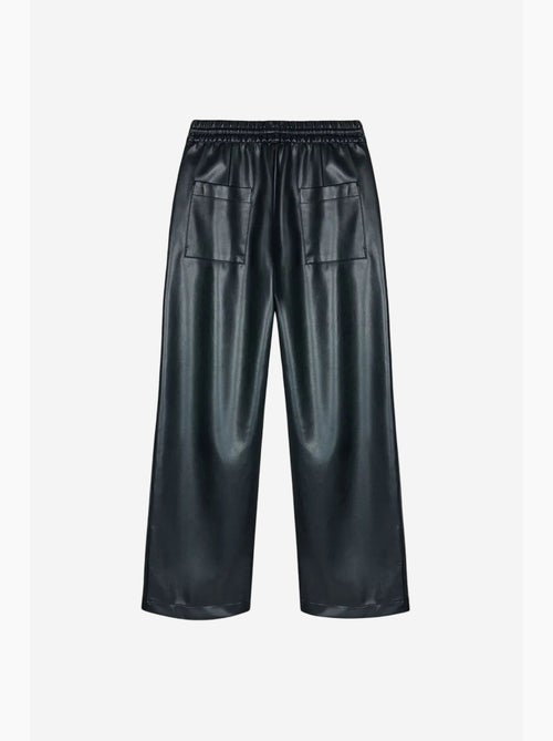 Pantalon large femme en similicuir dilvin - Kiabi Pantalon large femme en similicuir dilvin - Kiabi