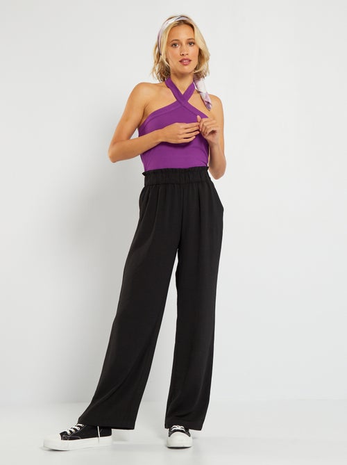 Pantalon large fluide 'JDY' - Kiabi