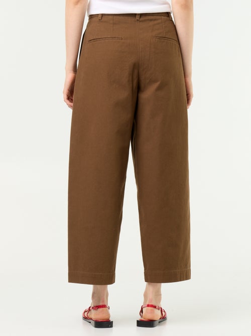 Pantalon large forme barrel - Kiabi Pantalon large forme barrel - Kiabi