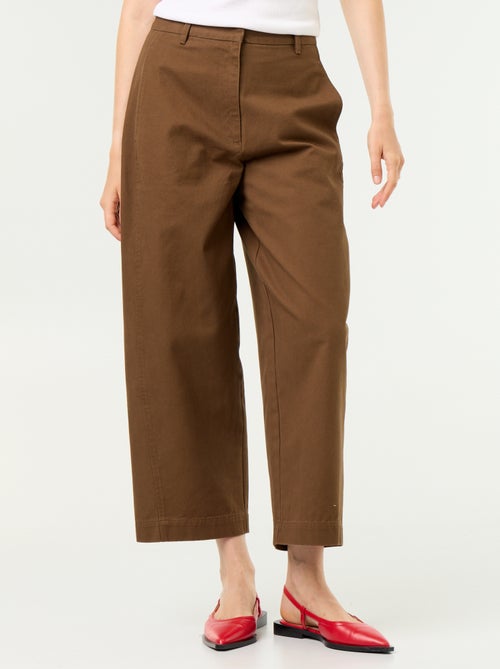 Pantalon large forme barrel - Kiabi Pantalon large forme barrel - Kiabi