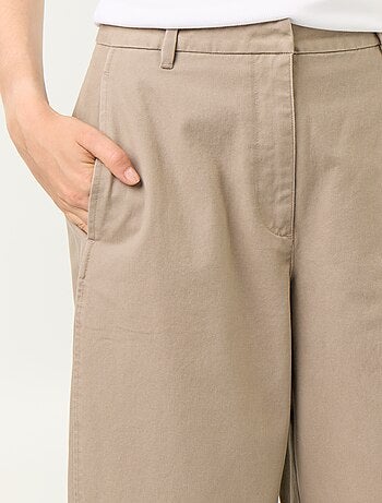 Pantalon large forme barrel