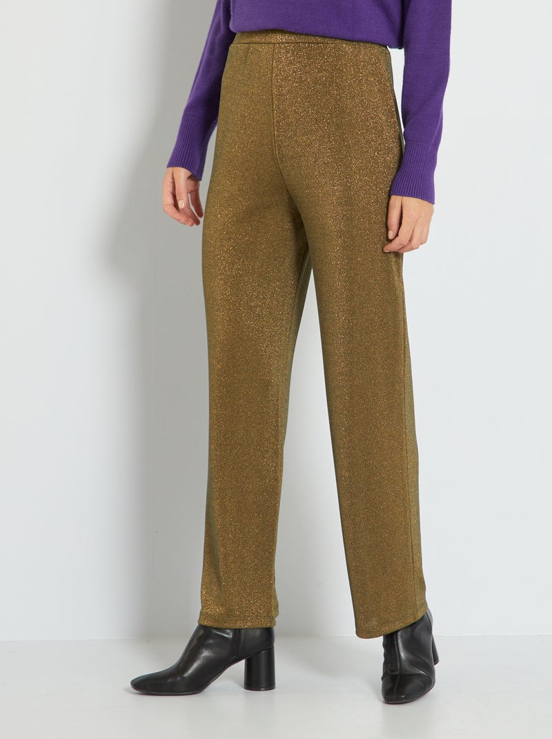 Pantalon large irisé 'JDY' Kaki - Kiabi