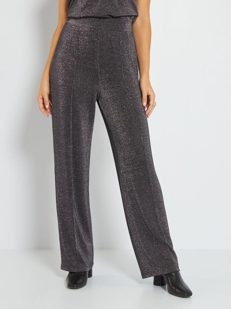 Haut Noir Irisé Taille 36 - Marque 123 - Style Tunique - Occasion Très Bon état (comme Neuf)