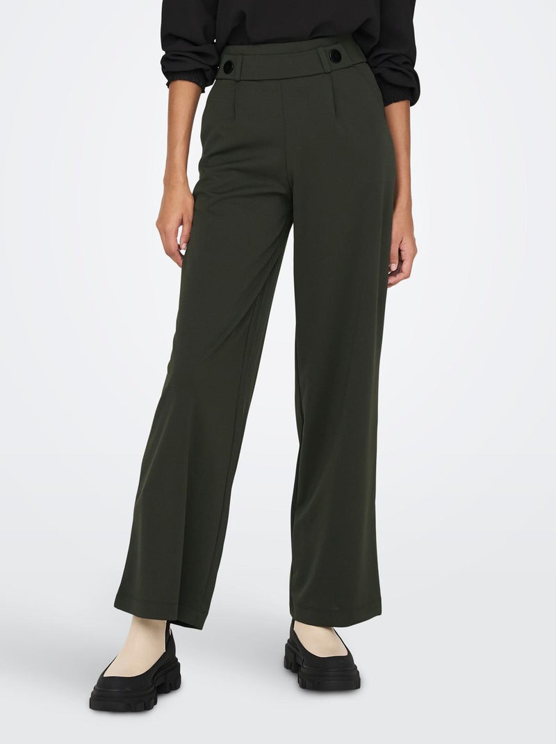 Pantalon large Kaki - Kiabi