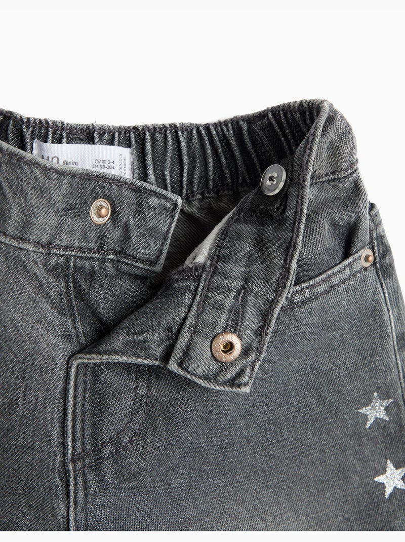 Pantalon large, mo fashion Gris - Kiabi