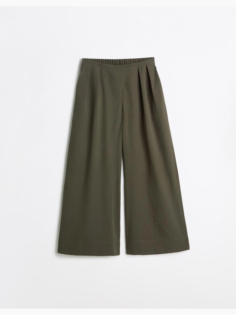Pantalon large, mo fashion Vert - Kiabi