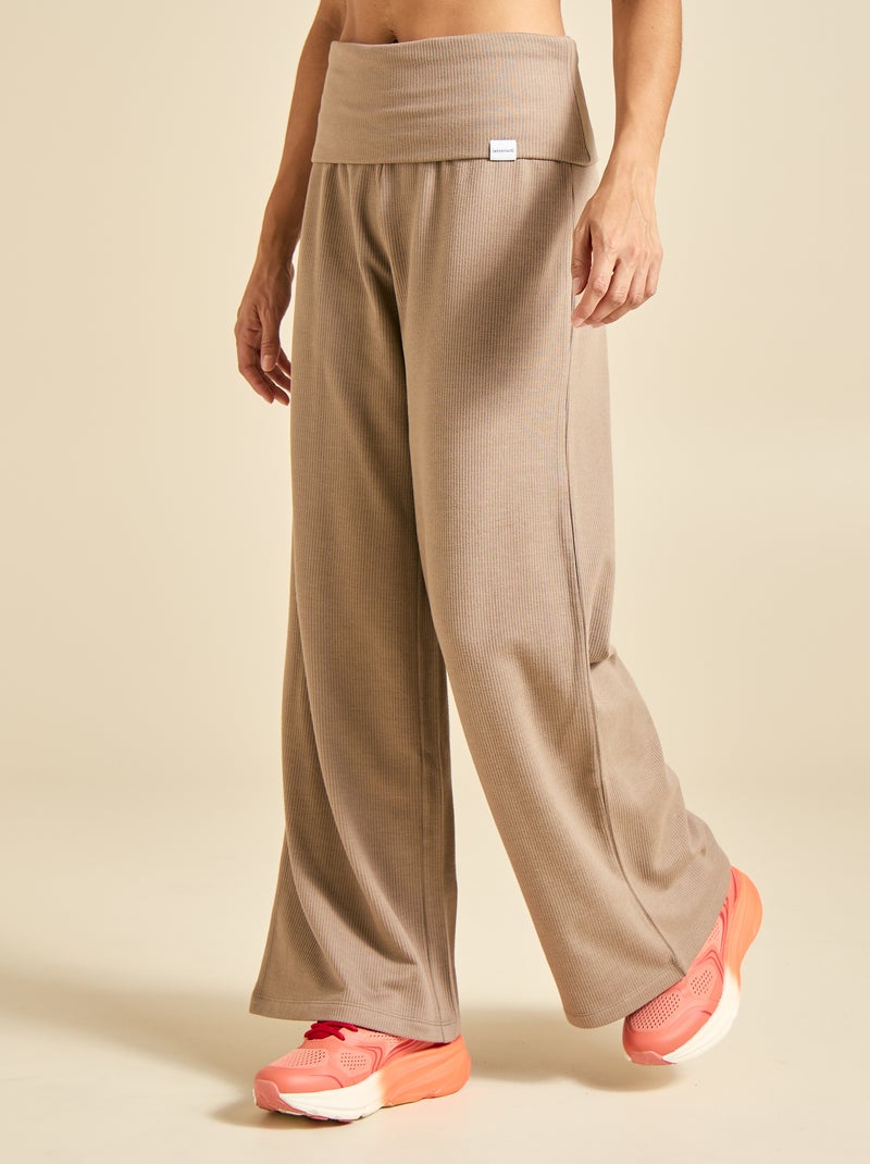 Pantalon large multi-sport - (ekstract) Beige - Kiabi